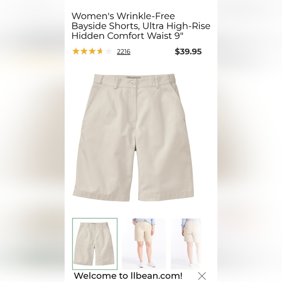 L.L. Bean Shorts Size 12 - Picture 10 of 11